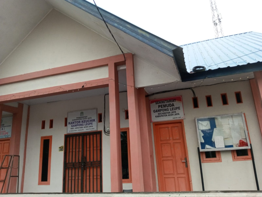 Instansi Pemerintah Gampong Leupe, Kantor Keuchik sebagai Unit Pelayanan Masyarakat Gampoong
